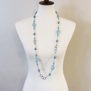 Blue and Silver Necklace